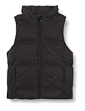 NAME IT Mädchen NKFMELLOW Long Puffer Vest TB Pufferweste, Black, 134