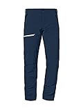 Schöffel Herren Pants Folkstone Warm M, warme Wanderhose mit 4 Wege-Stretch, wasserabweisende Thermohose mit vorgeformtem Knie, navy blazer, 52