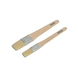 Original Kaiser Classic Backpinsel-Set 2-teilig, Backpinsel Naturborsten, sichere Borsten-Metallfixierung, Pinsel Küche, Buchenholz-Griff, Braun