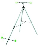 Kinetic Surf Rod Pod, moderner und leichter teleskopierbarer Surf-Rutenhalter für das Surfcasting, zusammenklappbar, 94x175cm, 2,2kg