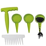 Garten-Abstandshalter, 14X breiter, multifunktionaler Gartenabstandshalter Werkzeuge, Handbagger und breiter für größere Ernten