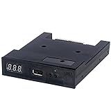 Gotek SFR1M44-U100 Diskettenlaufwerk,Diskettenlaufwerk-Emulator, USB Diskettenlaufwerk, 3,5', 1,44 MB USB SSD Floppy Emulator, Schwarz