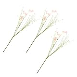VALICLUD 3Stücke Künstliche Blumenarrangements für Wohnkultur Realistische Kunstblumen für Wohnzimmer Hochzeitsdekoration und Fotorequisiten Pflegeleicht und Langlebig