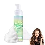 Eazerom Styling-Mousse für lockiges Haar, Volumen-foam, Haarmousse für Volumen bei feinem Haar, stylende Verdickungs-Mousse, leichter Styling-Schaum, frizzfreie Locken, langanhaltende Locken