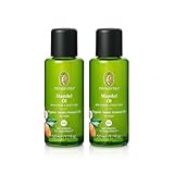 Primavera Bio Mandelöl 50 ml – Mildes Pflegeöl für sensible Haut, kaltgepresst & naturbelassen, vegan & NATRUE-zertifiziert - 2 Flaschen je 50 ml