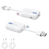 Wireless HDMI Transmitter and Receiver, 98FT/30M Wireless HDMI Extender Kit. Übertragen von Video und Audio von Laptops oder Kameras auf Fernseher, Projektoren, für Heimkino, Büro, Präsentationen