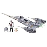 Star Wars Epic Hero Series N-1 Sternenjäger des Mandalorianers, große Action-Figuren und spannende Accessoires für spannende Manöver, aufregendes Geschenk