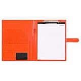 Elegante Ordnungsmappe mit Lederstruktur, geeignet für Geschäftsdokumente und Notizen mit Wasserbedarf