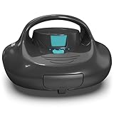 TALOSBO Pleco Se Poolroboter Akku 130 Mins Leistungsstarke Reinigung, Automatischer Kabelloser Poolreiniger Duale Motoren für Flachboden Pool bis zu 80 m²