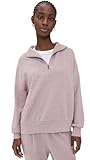 Varley Hawley Damen-Sweatshirt mit halbem Reißverschluss, Mauve Marl, XS