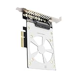 U.2-Erweiterungsadapter, PCIe 4.0-Schnittstellenkarte, Hochgeschwindigkeits-Datenübertragungsanschluss, stabile Leistungsverbesserung, für Laufwerksintegration, Tech-Enthusiasten, PC-Builder, Server