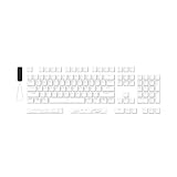 HyperX Pudding Keycaps 2 - Volltasten-Set - PBT - 112 Tasten - Weiß