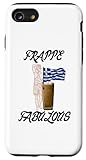 Hülle für iPhone SE (2020) / 7 / 8 Frappe fabelhafte griechische Statue, Flagge, Kaffee, griechische Café-Getränke