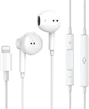 Kopfhörer mit Kabel für iPhone[MFi-Zertifiziert]In-Ear Kopfhörer,Hi-Fi Geräuschunterdrückung mit mikrofon und Lautstärkeregelung Kopfhörer,Ohrhörer Kompatibel mit iPhone 14Pro Max/14/13/12/SE/11/X/XS