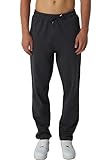 ROSS CAMP Jogginghose Herren – Sporthose Herren Lang Baumwolle, Freizeithose Trainingshose, Sport Hosen Männer, Sweatpants Jogger, Laufhose Baumwoll Breite Modern (Anthrazit, L)