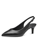 Tamaris Damen Sling Vegan Stilettoabsatz; BLACK/schwarz; 40