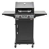 Char-Broil Gasgrill Advantage CORE B 2 Brenner, TRU-Infrared Technology, Klappbare Seitenablagen, Gusseisen Roste - Ideal für draußen, Garten, Terrasse