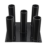 Vertikaler Langhantelständer für 5 Langhanteln, Langhantel-Aufbewahrungsständer Fitness Rack, Platzsparend Langhantelablage für Fitnessstudios, Gesundheitsclubs und Heimfitnessbereichen