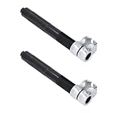 Chrees Federspanner-Werkzeug, 2 Stück, Robuster Kfz-Schraubenfederspanner mit Hakenbacken für Sichere Parallele Kompression, 2200 Lb Kapazität für Autos, Pickups