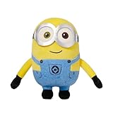 MINISO Minions Kuscheltier, 8 inch Minions Figuren Bob, Niedliches Minio Bob Kuscheltier zum Kuscheln und Spielen, Klein Weiche Plüschtier Bob, Pudgy Minion Plush für Geburtstag Geschenk