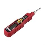 Für Spannungsprüfer mit Design und automatischer Abschaltung für Energieeffizienz (rot)
