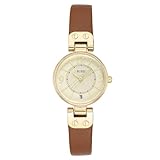 BUREI Damen-Luxus-Quarzuhr mit Zeigern, wasserdicht, mit einfachem Lederarmband – Exquisite kleine Damenuhr