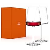 Stölzle Lausitz Bordeauxgläser Power 2er Set 650 ml – Hochwertige Weingläser ideal für Bordeaux – Moderne Bordeauxkelche aus Kristallglas für maximale Geschmacksentfaltung – Spülmaschinen- & Stoßfest
