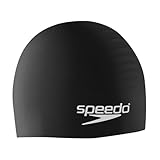 Speedo Unisex aus Silikon Badekappe, Schwarz, Einheitsgröße EU