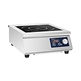 Royal Catering RCIC-5000 Induktionsplatte Induktionskochplatte Induktionskocher 33 cm 60 bis 240 °C