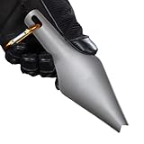 Qkbuza Campingschaufel, leichtes Campingwerkzeug aus Titan für Wandern | Reinigungswerkzeug robust und rostfrei für Gartenarbeit, Wandern, Archäologie, Amateur