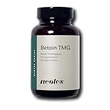 neotes Betain TMG Kapseln - 60 vegane Kapseln im Braunglas - hochdosiert 490 mg Trimethylglycin pro Kapsel - Laborgeprüft über 98% Reinheit, Made in Germany