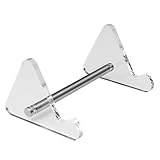 Jiqoe Tastatur-Präsentationsständer, stabil, Acryl, transparent, einlagig, für Computer, mechanische Tastaturen, Aufbewahrungshalter