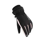 yizhouin mitten Winterhandschuhe für Männer und Frauen - Kaltes Wetter Wasserdicht Warme Handschuhe, Warme Handschuhe Touchscreen Fingerhandschuhe für Laufen,...(Men's Grey)