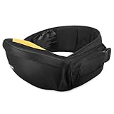 HOTUT Baby Hüfttrage Tragesitz,Baby Hüftsitz Leichte Taille Hocker,Baby Hüftsitz Tragegurt mit verstellbarem Gurt und Taschen,Baby Hüfthocker,Baby Vordertrage für Kinder 0-36 Monate Neugeborenes