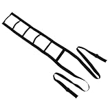 PACKOVE Bettleiter Aufstehhilfe Verstellbarer Gurt mit Griffen für Senioren und Patienten Einfache Installation Unterstützung Beim Sitzen im Bett für Rehabilitierende