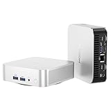 GEEKOM A8 Mini PC, AMD Ryzen 7 8845HS (8 Kerne 16 Threads, bis zu 5,1 GHz) Mini Gaming PC Windows 11 Pro 32 GB DDR5 1TB SSD Mini Computer | AMD Radeon 780M | Wi-Fi 6E | BT5.2 | 8K | AI |