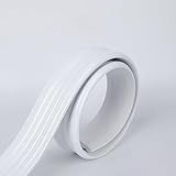 Selbstklebendes Wallpaper, Tapetenbordüre for Abziehen und Aufkleben for Badezimmer, Wohnzimmer, Küche, mehrfarbig, 5 cm x 300 cm(7-white)