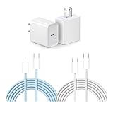 Ombroa Typ C Schnellladekabel 20W USB C Ladekabel USB C auf USB C Kabel Kompatibel mit iPhone 15 Serie iPad Mini Pro Air MacBook Air Pro Switch Pixel LG usw.