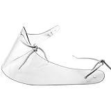 Hockey Neck Guard Jugendliche, Hockeyhals Guard klares Anti-Fog-Hockey Mask Anti-Kratzer Hockey Neck Guard Jugendliche Erwachsene PC Hockey-Torhüter Throat Protektor klassische Sportzubehör, Neck Gua