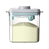 Formula Container – 1700 ml luftdichter Milchpulverbehälter, tragbarer Formelspender mit Schaufeln für Kinderzimmer, Auto, Reisen, Zuhause, Küche, Speisekammern und andere Funktionen