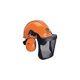 3M G3000MOR31V5B 3M0315B Forstschutzhelm G3000M mit Gehörschutz H31P3E und Visier, Orange