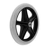 DOITOOL 2 Stck. Vorderrad Ersatzrad Solid Reifen Drehbar Verschleißfest Leise Hochbelastbar Zubehör