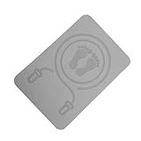 ifundom Tpe Sprungmatte Rutschfest Schalldämmend Stoßdämpfend Trainingsmatte für Seilspringen Yoga Heimtraining Sportmatte für Indoor Fitness