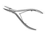 Fußnagelzange für Diabetiker-Nagelzange/Eckenzange für Diabetiker- Fußpflegeinstrument-Eckenzange abgerundet-Glattgriff-(13 cm)