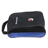 CNANRNANC Atmungsaktive Netz-Schuhtasche für Golfschuh, Uni, Performance-Reiseausrüstung, Fußballschuhtasche, Tragetasche, Stiefeltasche für Erwachsene, Kinder, Männer, Frauen, schwarzblau