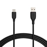 Amazon Basics USB-C-auf-USB-A 2.0 Schnellladekabel, 480 Mbit/s Geschwindigkeit, USB-IF-zertifiziert, für Apple iPhone 16/15, iPad, Samsung Galaxy, Tablets, Laptops, 3 m, Schwarz