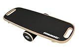 Schildkröt Wooden Balance Board aus Echtholz, Gleichgewichtsboard für Indoor-Surfen und Skaten, Core Trainer, rutschfeste Oberfläche