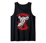 Motocross Motorcross Jungen und Mädchen Cross Geschenkidee Tank Top