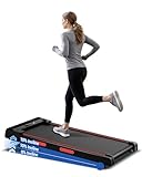 UMAY Walking Pad mit Steigung 15%, 10KM/H Laufband für Zuhause mit Steigung und Geräuscharmer Motor, Laufband Schreibtisch Max. Unterstützung 136KG