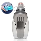 Mineup Trinkflasche zum Joggen, Trinkflasche Klein, Auslaufsicher Wasserflasche, Trinkflasche laufen, BPA-freie mit Klipp, wasserflasche sport für Weste Ideal zum Jogging, Wandern, 250ml